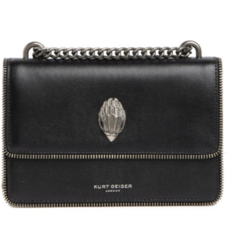 New Shoreditch Small Leather Leopard Crossbody Bag - Kurt Geiger NWT